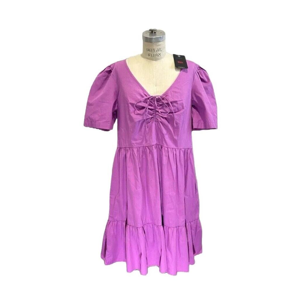 Levi's Women's Marcella Trapeze Dress Standard Fit 100% Cotton Size‎ Large NWT